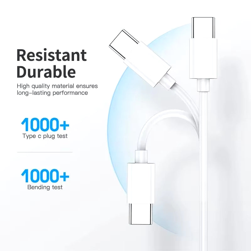 100W USB Type-C to Type-C Fast Charging Cable