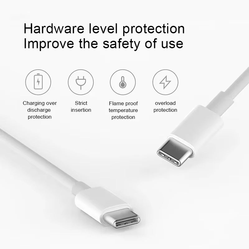 100W USB Type-C to Type-C Fast Charging Cable