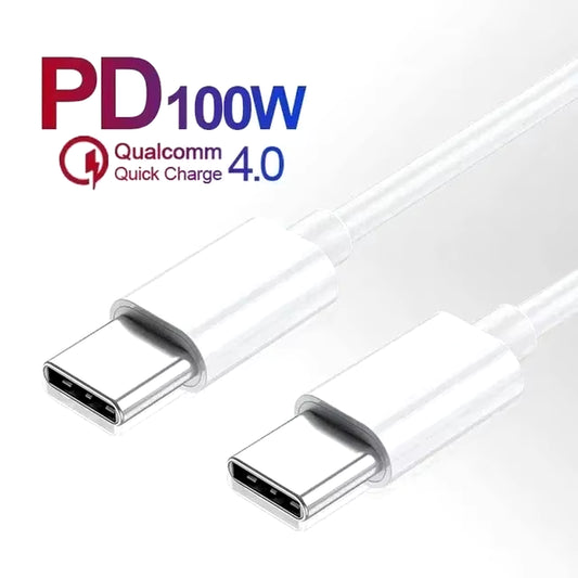 100W USB Type-C to Type-C Fast Charging Cable