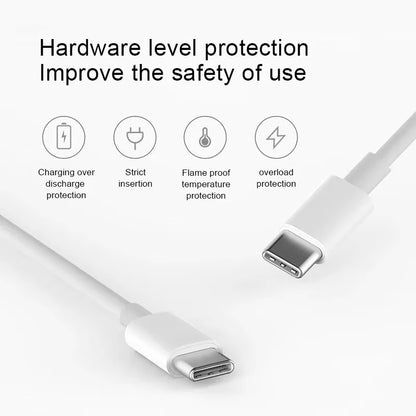 100W USB Type-C to Type-C Fast Charging Cable