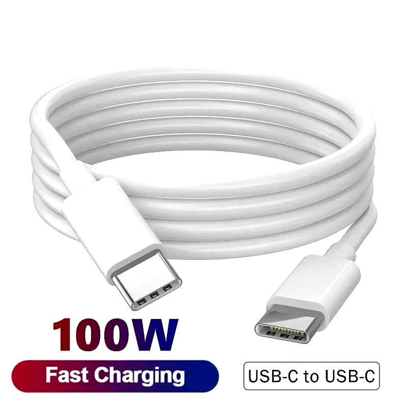 100W USB Type-C to Type-C Fast Charging Cable